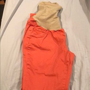 Jessica Simpson Coral maternity jeans size XL